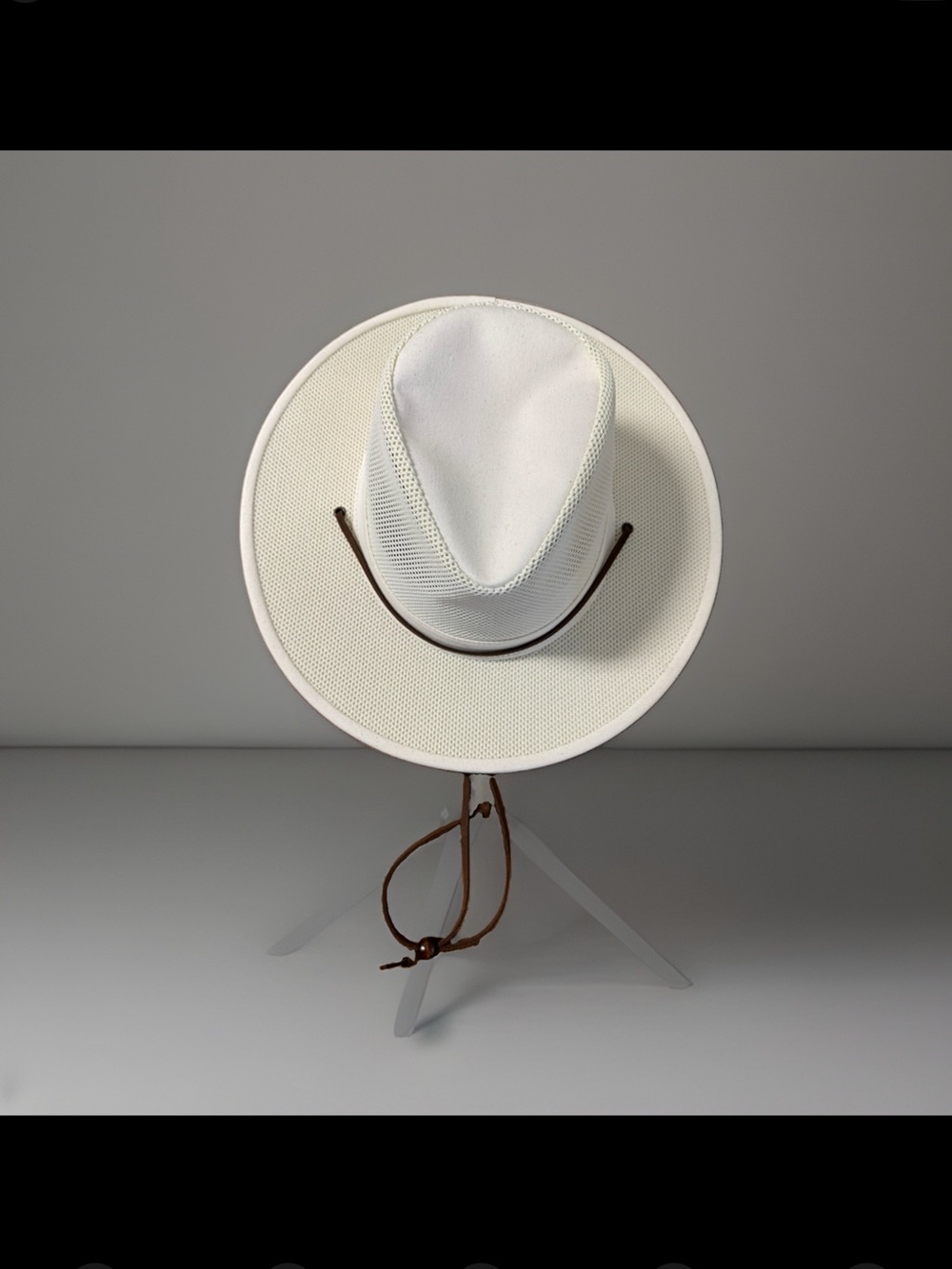 NWOT Henschel Men's Polycotton Packable Mesh Breezer Safari Hat Natural Sz L